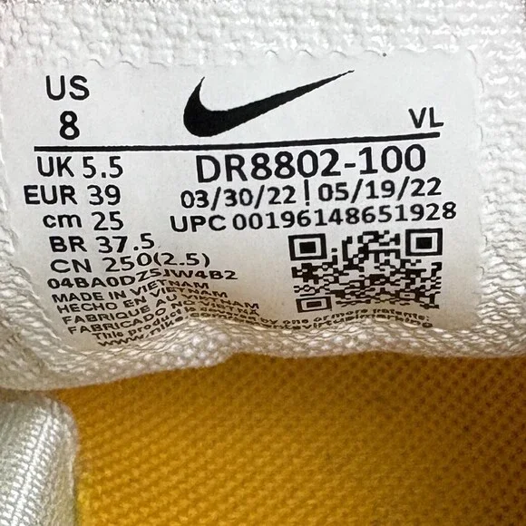 Nike Winflo 9 White Purple Green Womens US Size 8 DR8802-100 Running Shoes - Picture 9 of 9